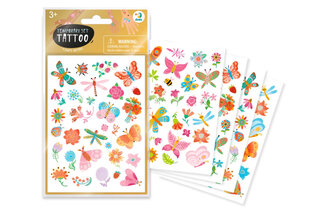 Набір дитячих тимчасових татуювань "Квіткові мрії" 301101 DoDo