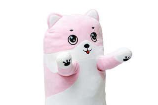 М'яка іграшка подушка "Кіт-Батон" Рожевий  10104 довжина 90 см VlasoToy
