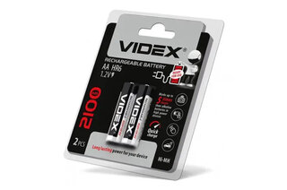 Батарейки акумуляторні 2100 HR06 Videx 2шт.
