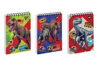 Зошит для записів YES А6/80  спіраль "Jurassic World. Dino tracker"