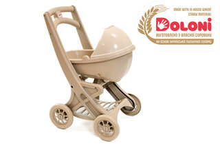 Візочок для ляльок з люлькою Eco Beige 0121/02eco DOLONI