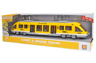 Трамвай інерційний, озвучений, зі світлом, в коробці WY920AB р.48*10,5*16,5см