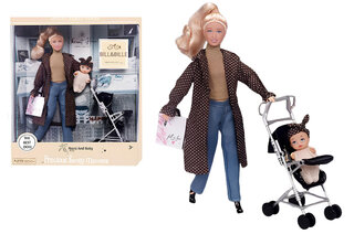Лялька Ardana 29 см A789-2 з дитиною та коляскою в коробці р. 36,5*8,5*28 см. 