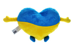 Іграшка м'яконабивна Серце жовто-блакитне МС 180402-03