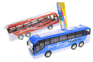 Автобус 828-D1/D2 інерційний, 2 кольори, в кульку р. 32*8*10 см