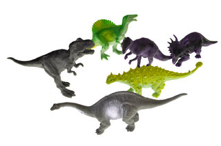 Набір динозаврів в кульку 6шт 303-23
