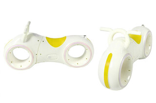 Велобіг GS-0020 White/Yellow Bluetooth LED-підсвітка, коробка