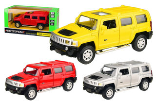 Машина металева 4311 "Автопром",1:43 HUMMER, 3 кольори, відкриваються двері, в коробці 14,5*6,5*7