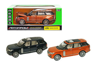 Машина металева 68263A "Автопром", 1:26 Range Rover, на батар.: світло і звук, відкриваються двері, капот і багажник, в коробці 25*10*13 см