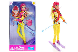 Лялька Defa на лижах з аксесуарами 8373 в коробці 33,5*6,5*18 см