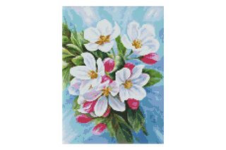 Набір з алмазною мозаїкою "Цвітіння яблуні" AMO7555 30х40см IDEYKA