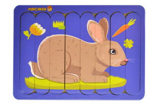 Пазл-вкладка, серія свійські тварини "Кролик"