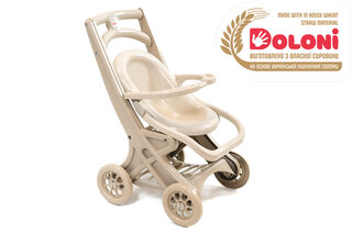 Візочок для ляльок сидячий Eco Beige 0122/02eco DOLONI