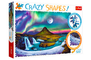 Пазли - 600 елм. - 11114 "Crazy Shapes. Зоряне сяйво над Ісландією", Trefl