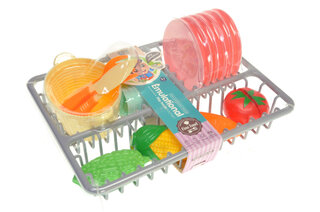 Набір фруктів на липучках з посудом на підставці в кульку 8109-1 р.29*21,5*10,5см