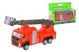 Машина металева АВТОПРОМ 67394 1:72 Volvo Aerial ladder fire truck, рухомі елементи, коробка