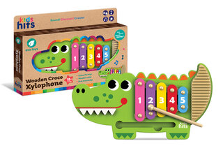 Дерев'яна іграшка Kids hits, KH20/018 крокодил дерев. ксилофон в коробці р. 32,7*22,6*3,4 см