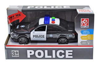 Машина "Поліція" інерційна, озвучена, зі світлом, в коробці RJ037 р.19,5*8,5*10,5см.