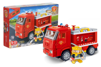 Конструктор "Пожежники" 7116 (126 елм.) Пожежне авто / Banbao