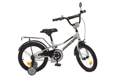 Велосипед PROF1 18д. Y18222 Prime, металік, дзвінок, додаткові колеса