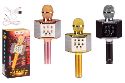 Мікрофон-караоке M152 FM радіо, 3 кольори, в коробці 14*10.5*28.5 см, р-р іграшки– 11*9*26.5 см 