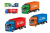 Вантажівка-контейнеровоз, 8822A, металева, інерційна, 3 кольори, кульок, р. 26*6*24 