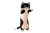 М'яка іграшка подушка "Кіт-Батон" чорний 10102 довжина 85см VlasoToy