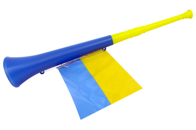 Дудка з українським прапором 888F+
