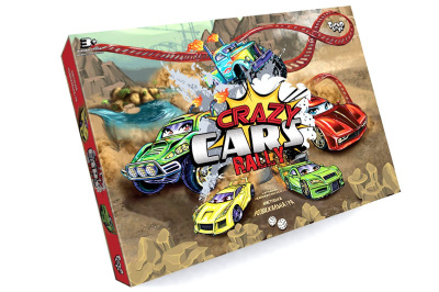 Настільна розважальна гра "Crazy Cars Rally" DTG93R DANKO