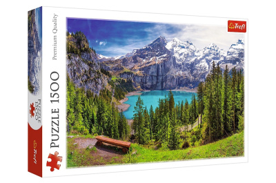 Пазли - 1500 елм. - 26166 "Озеро Ешинен, Альпи, Швейцарія" , Trefl
