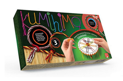 Набір креативної творчості "KUMIHIMO" КМХ-01-01,02,03 DANKO