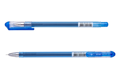 Ручка гелева GOAL, 0,5 мм, тригр. корпус, сині чорнила, (продається упаковкою 12 шт), BM.8330-01