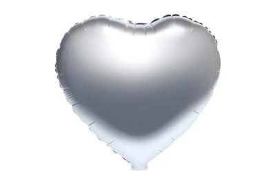Серце "Балун" 18" срібне