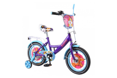 Велосипед TILLY Fluffy 14 T-214213 purple + l.blue /1/