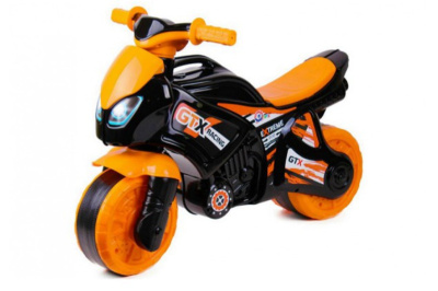 Мотоцикл чорно-оранжевий 5767 ТЕХНОК