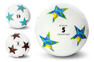 М'яч футбольний VA 0032 розмір 5, резина, гладкий, 400 г, 3 види