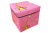 Корзина-скриня для іграшок CLR606 з кришкою (3 види) в кульку 35*35*50 см