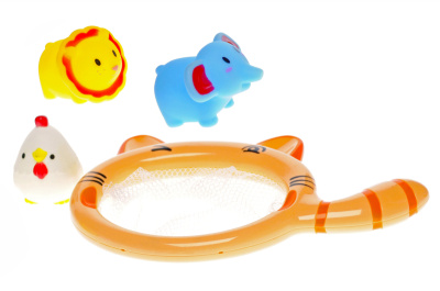 Іграшка у ванну "Кошеня" в кульку YB1775D р.24,5*17,5*4,5см.