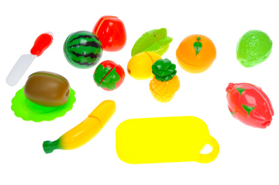 Набір фруктів і овочів на липучках в кульку 2210