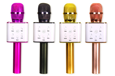 Мікрофон караоке M134 USB зарядка, 4 кольори, в коробці10*9*28,5 см