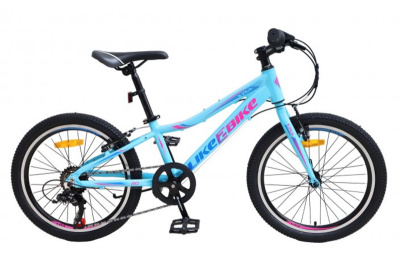 Велосипед підлітковий 2-х коліс. 20" A212005 LIKE2BIKE Viva, колір блакитний, рама алюм.10",6-ск, V-brake, складання 85%