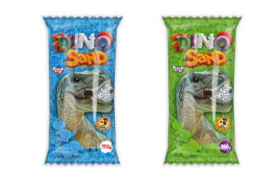 Креативна творчість "Кінетичний пісок "Dino Sand" 150гр DS-01-01,02 DANKO