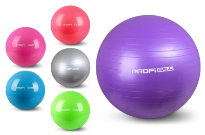 М`яч для фітнесу 65 см MS 0382 Фітбол, резина, 900 г, 6 кольорів, в кульку, 17-13-8 см