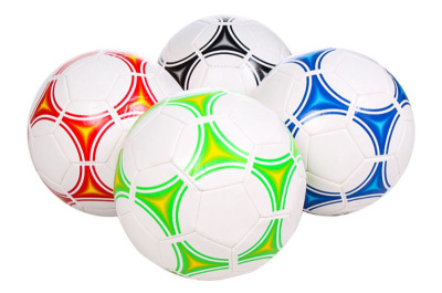 М'яч футбольний BT-FB-0220 EVA 380 г 3-х шаровий з ниткою 4 кольори