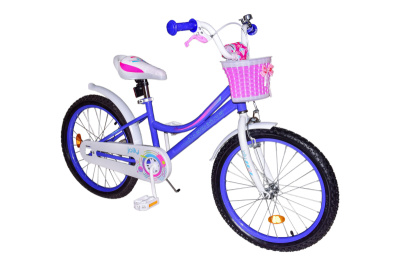 Велосипед дитячий 2-х колісний "20`` 212013 Like2bike Jolly, бузковий, рама сталь, з дзвінком, ручн