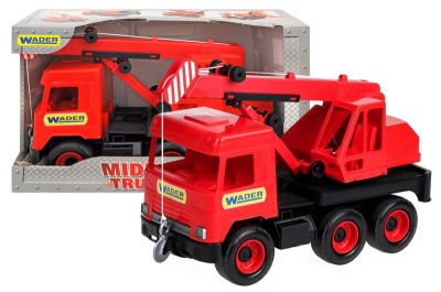 Кран Middle Truck (червоний) в коробці 39487 Wader