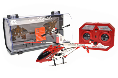 Вертоліт на радіокеруванні, з гіроскопом, метал, акумулятор, USB LS-222 р.28*9*13 см