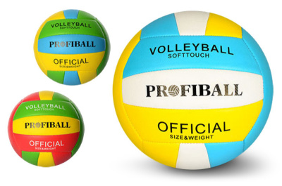 М`яч волейбольний EN 3248 ПВХ 2,7 мм, 300-320 г, Profiball, 3 кольори, в кульку