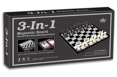Шахи магнітні 3в1, в коробці QX59810 р. 36,1*18,4*4,6 см