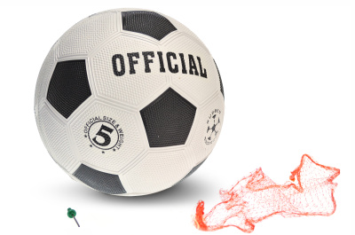 М'яч футбольний FB0108 450 гр резиновий, розмір №5